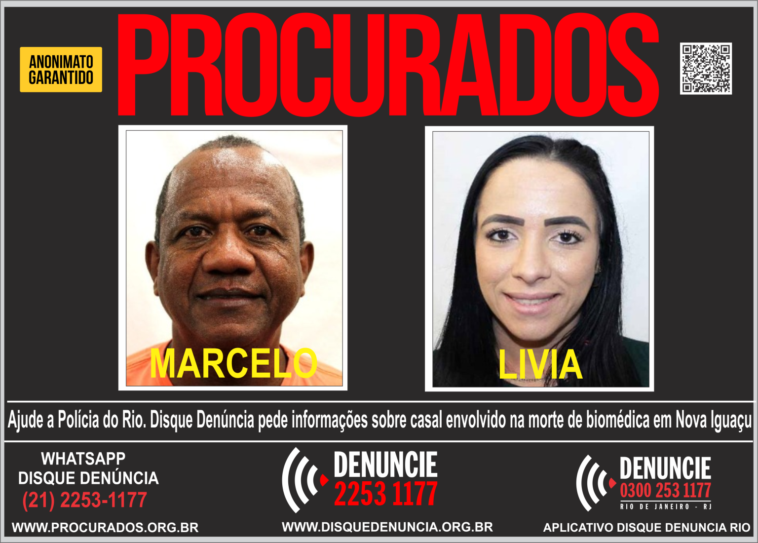 casal envolvido em morte de biomédica