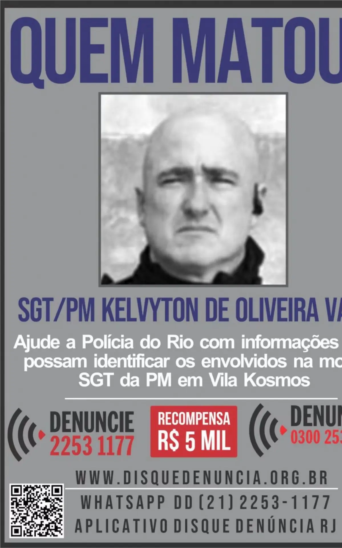 Cartaz do Disque Denúncia