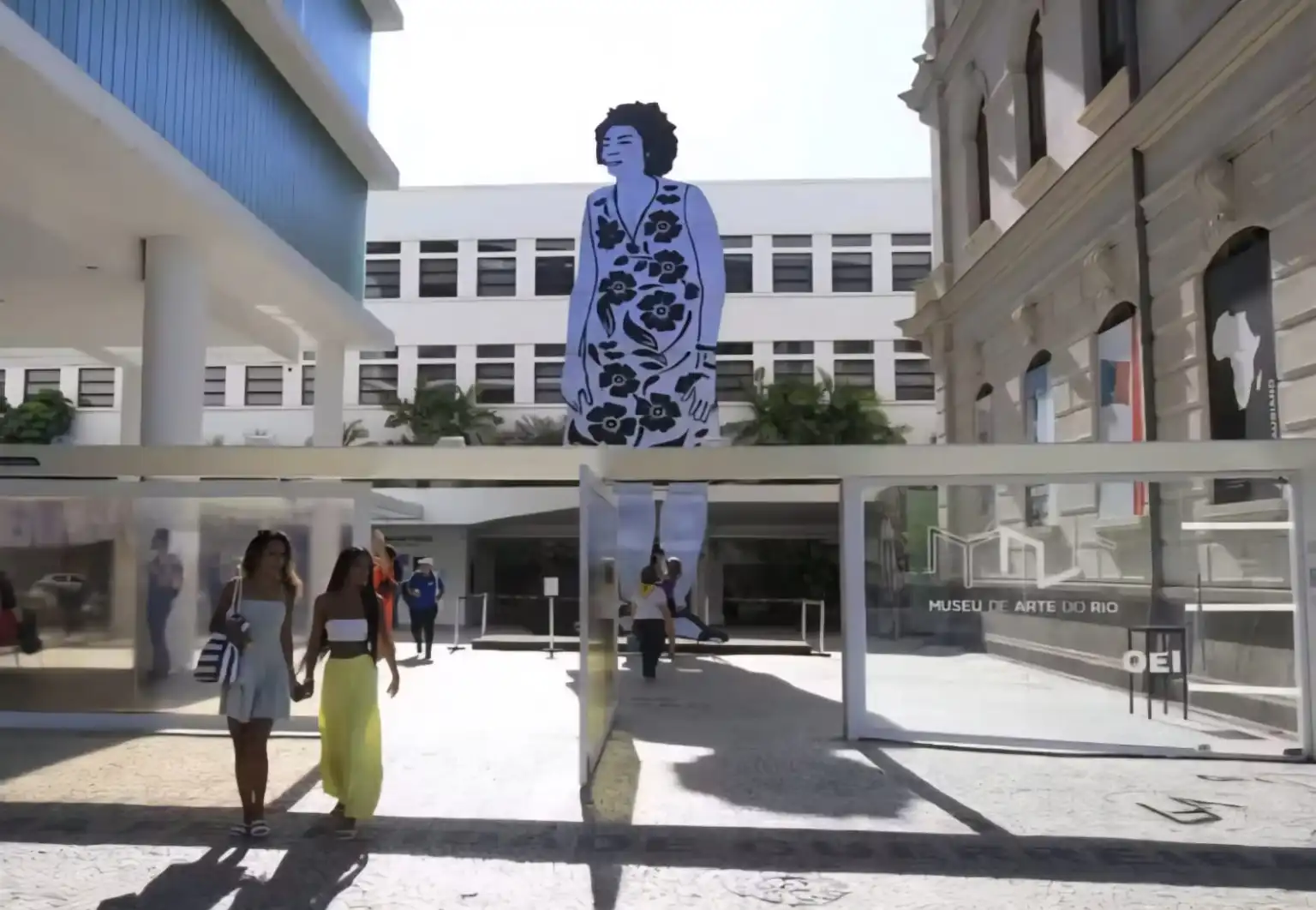Escultura de Marielle Franco