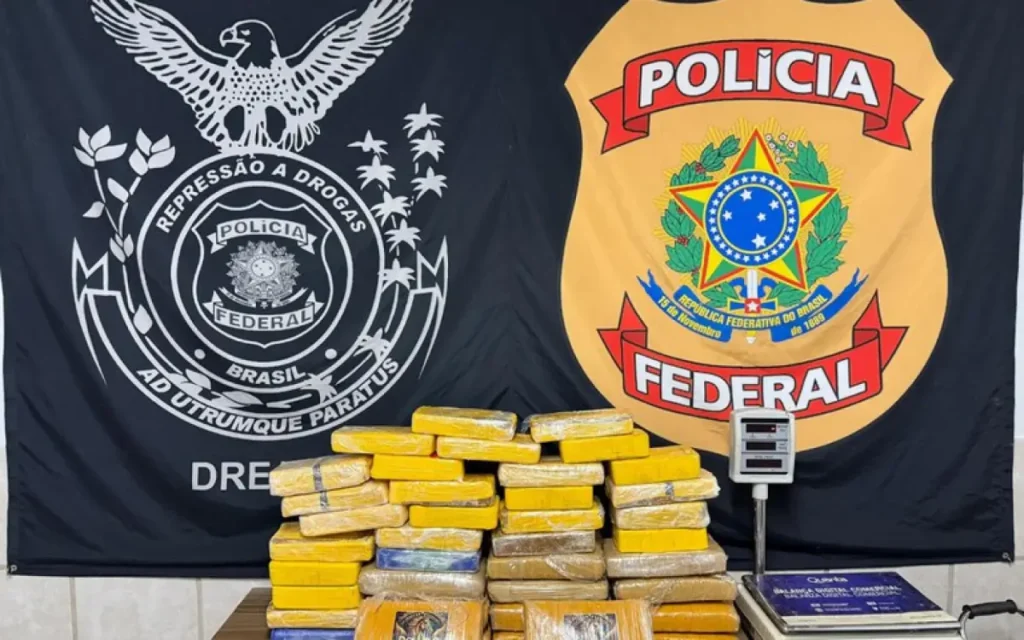 Homem é flagrado com 40 kg de drogas