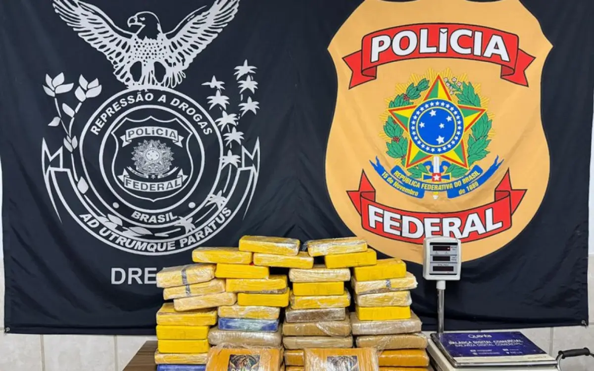 Homem é flagrado com 40 kg de drogas