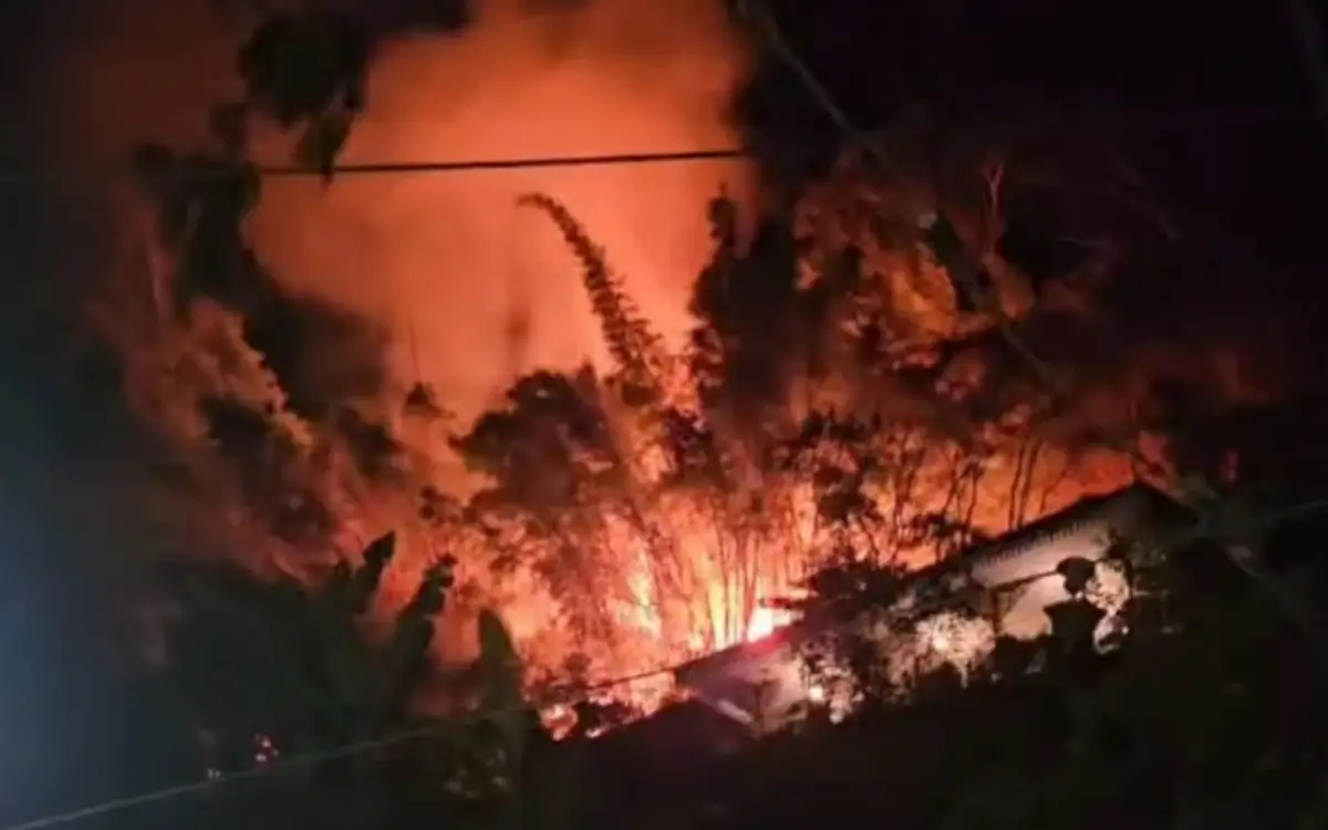 incêndio em Santa Teresa