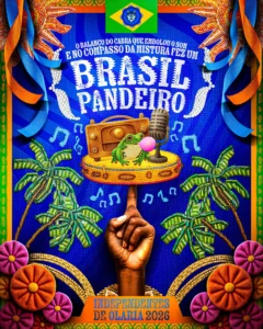 Independentes de Olaria no Carnaval 2026 homenageia Jackson do Pandeiro