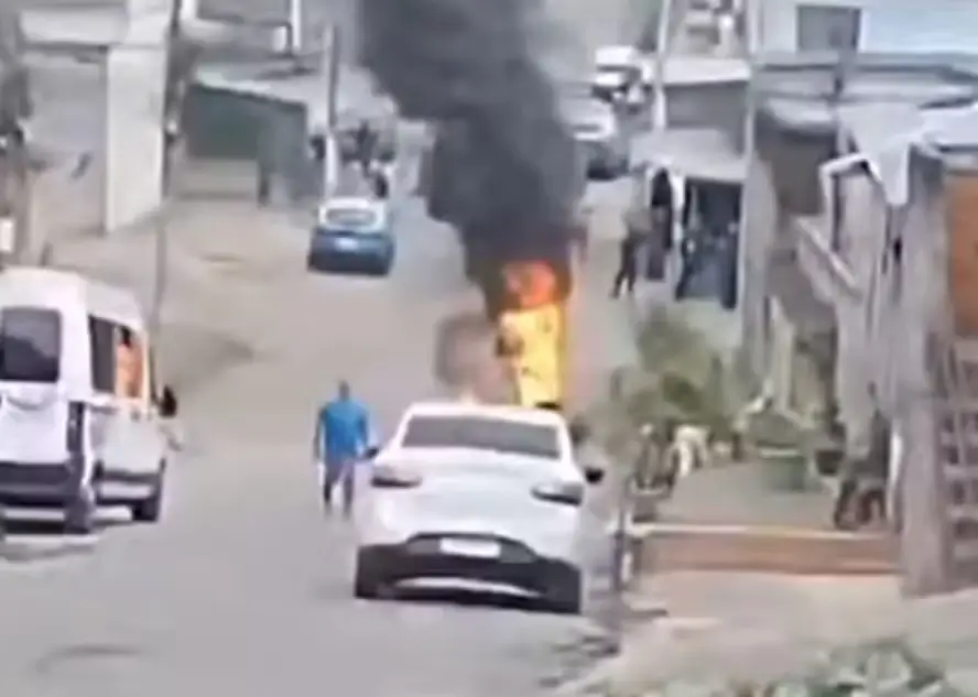 manifestação em São João de Meriti