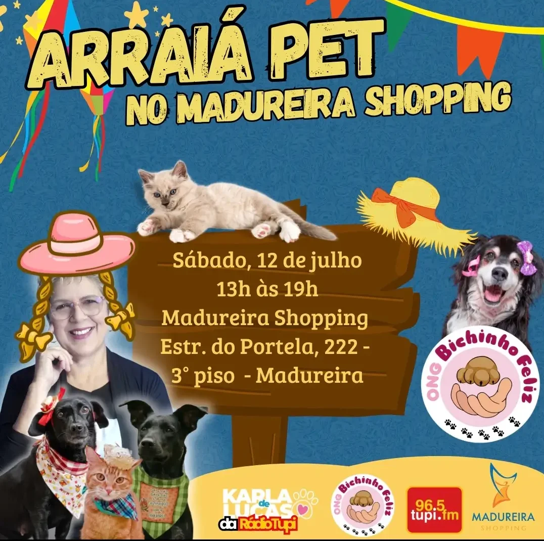 ONG Bichinho Feliz e ArraiAU PET
