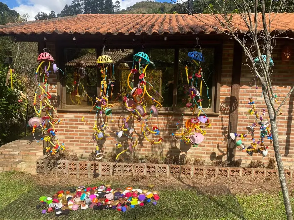 Ateliê e casa de Lula e Flávio, em Teresópolis