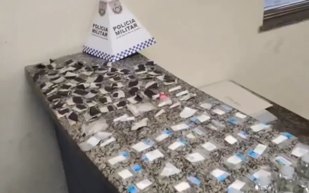 Drogas apreendidas pela polícia