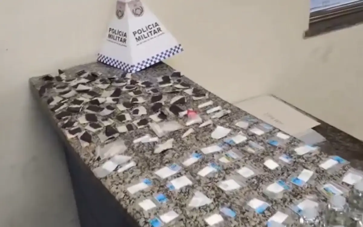 Drogas apreendidas pela polícia