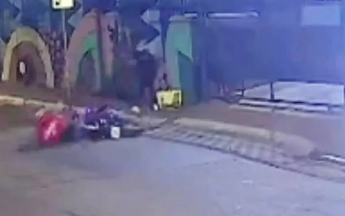Moto utilizada pelos criminosos foi apreendida
