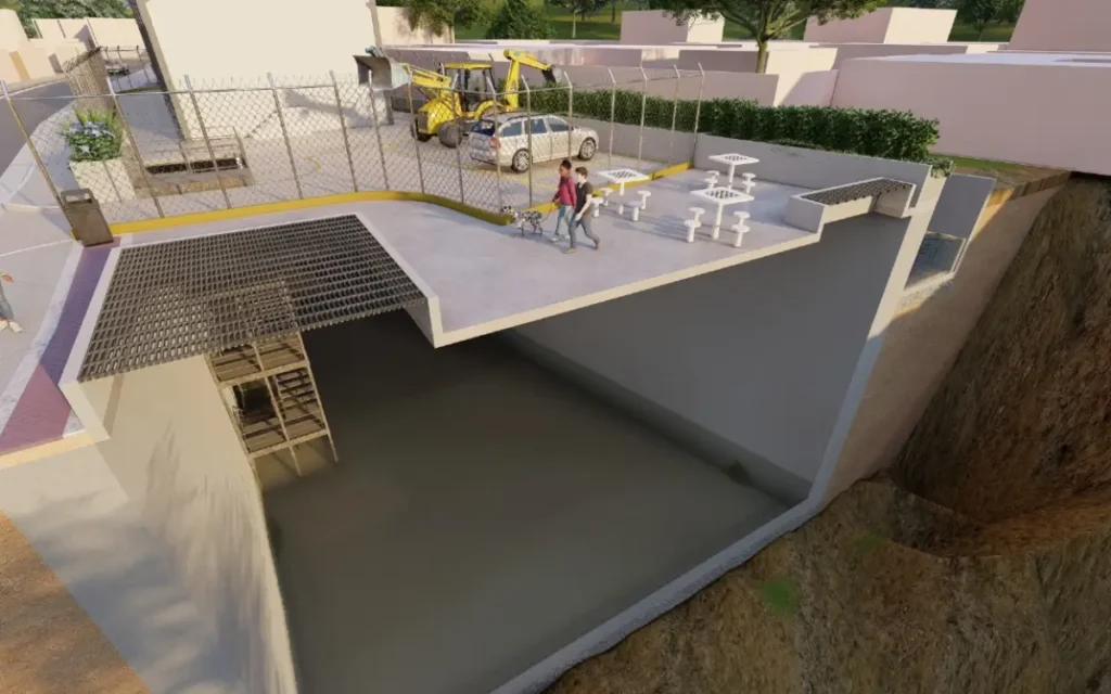 Prefeitura inicia obra contra enchentes em Realengo
