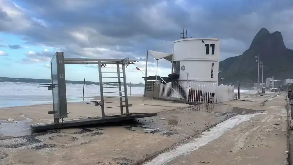 alerta de ressaca no Rio