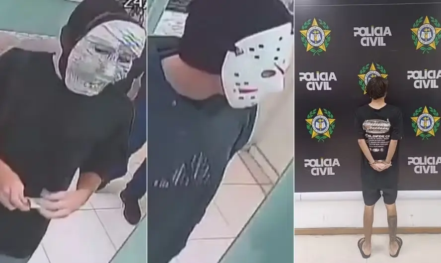 Suspeito de assalto a casa de câmbio no Recreio