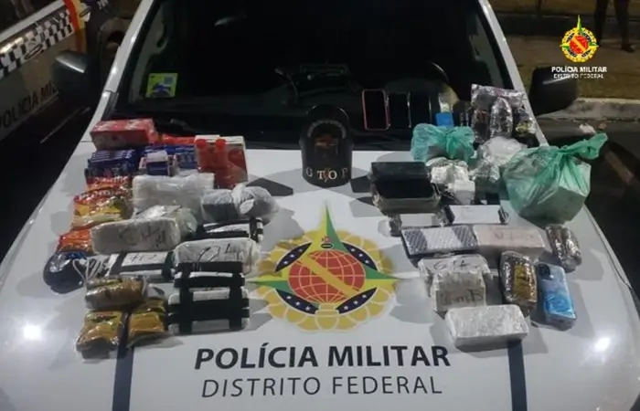 Material Apreendido pela polícia