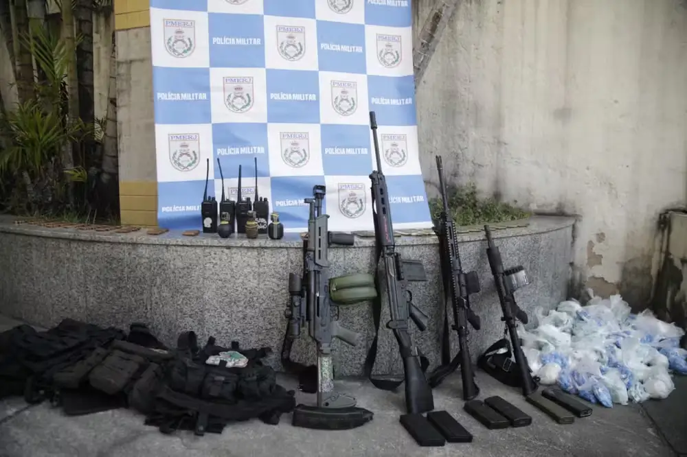 Armas apreendidas