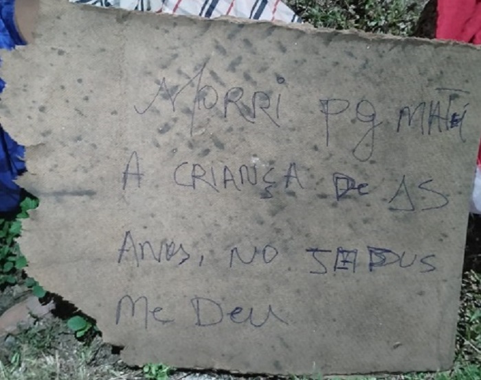 bilhete acusatório