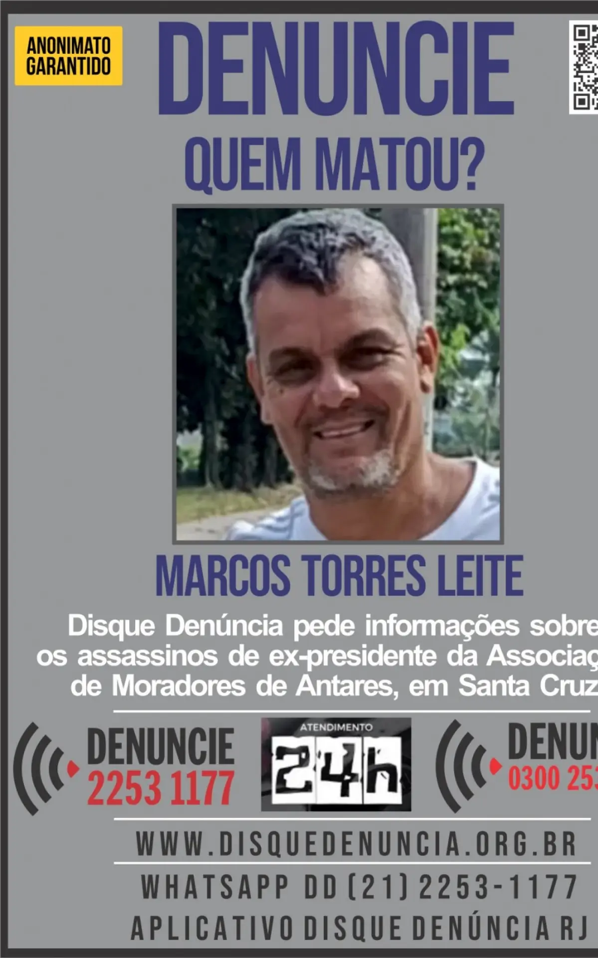 Cartaz do Disque Denúncia