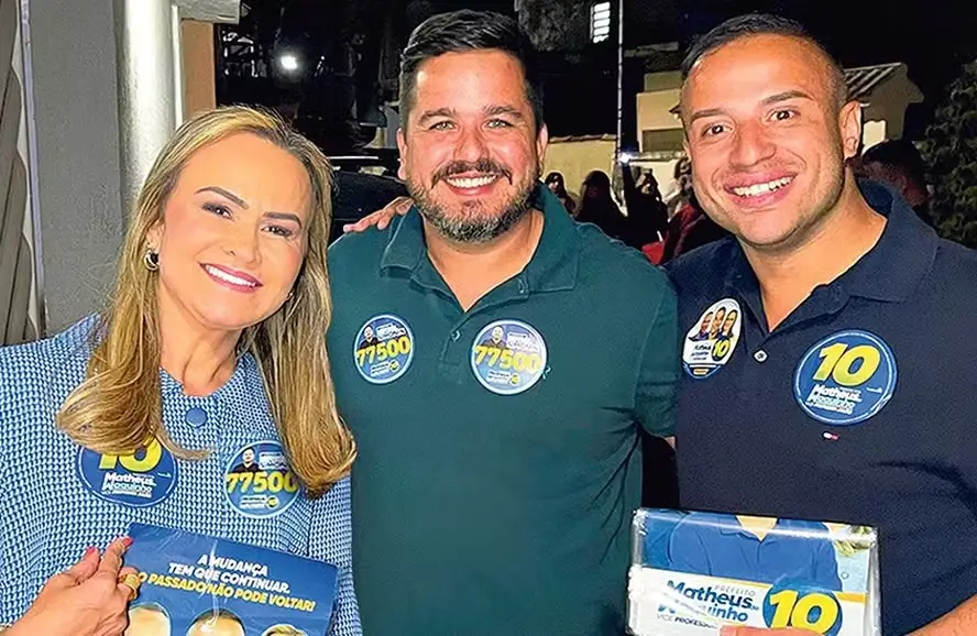 Daniela do Waguinho, Raphael Simonin e Matheus