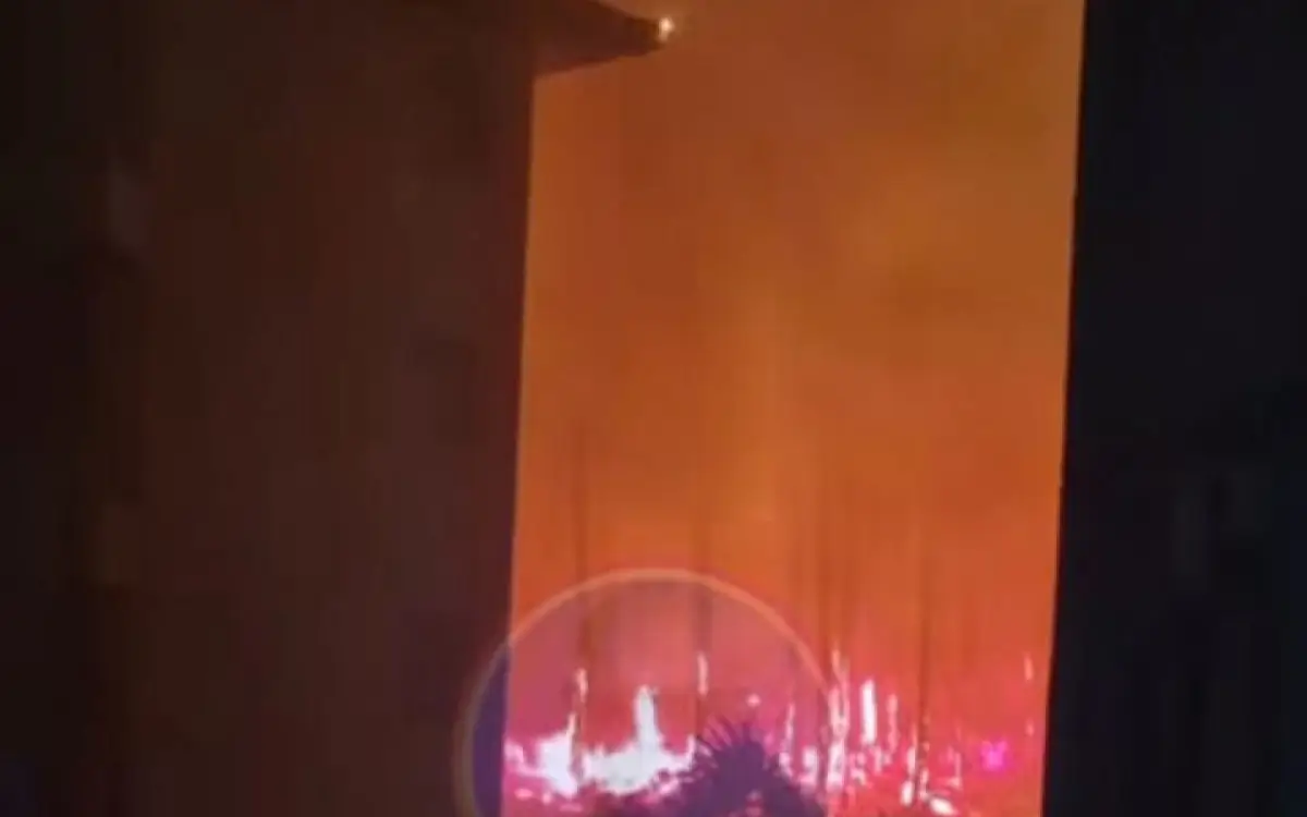 Incêndio em vegetação em Mangaratiba