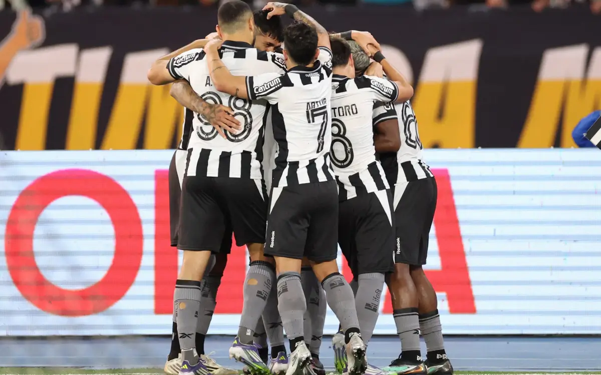 jogadores do Botafogo