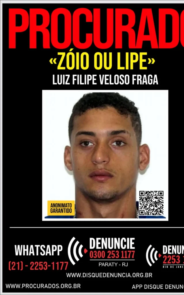 Zóio é procurado por tentativa de homicídio contra PM em Paraty