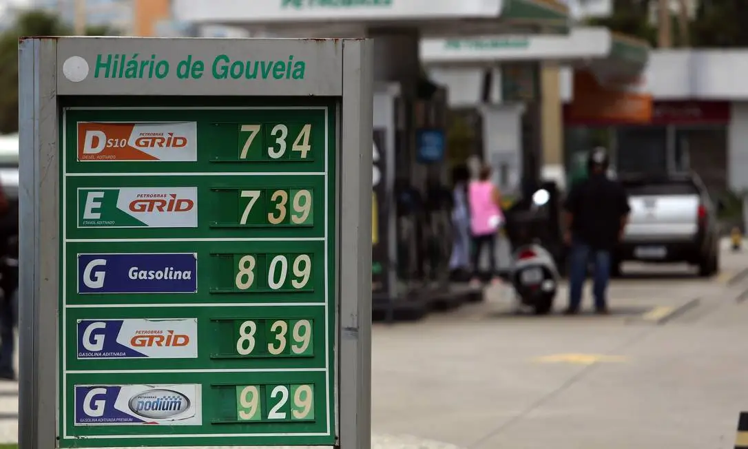 preços dos combustíveis em postos do Rio
