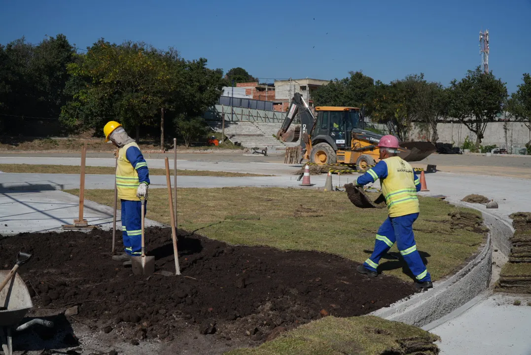 Parque RJ São Gonçalo em obras