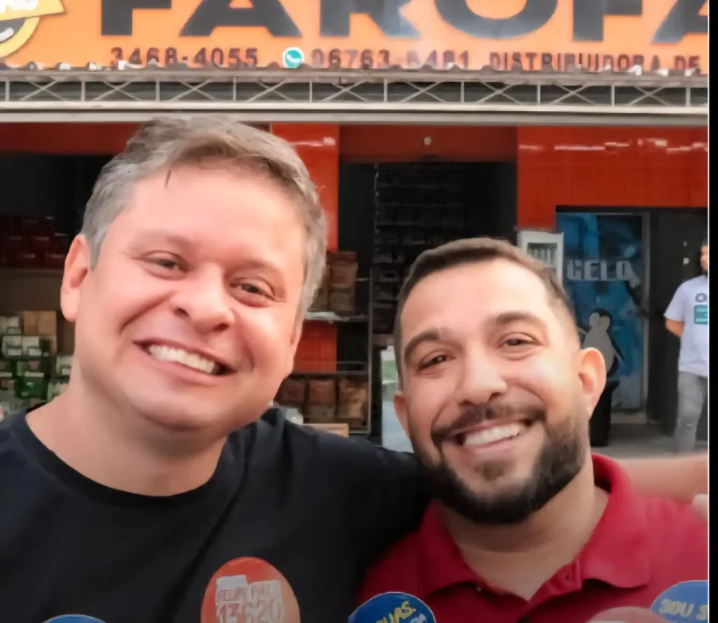 Vereador Felipe Pires (PT) e o ex-assessor Pedro Henrique Teixeira