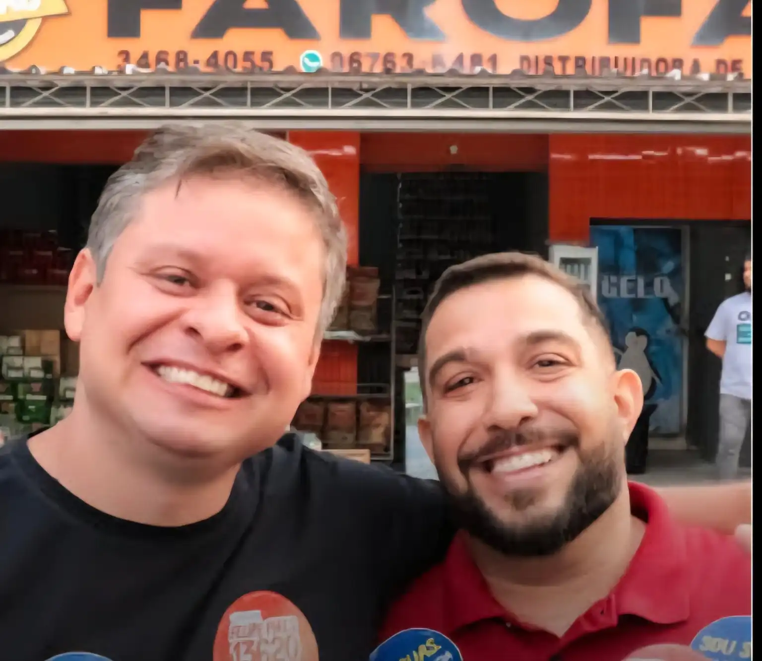 Vereador Felipe Pires (PT) e o ex-assessor Pedro Henrique Teixeira