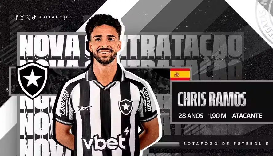 Botafogo contrata Chris Ramos