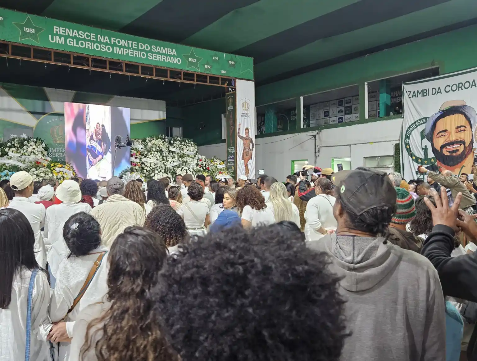 Velório de Arlindo Cruz
