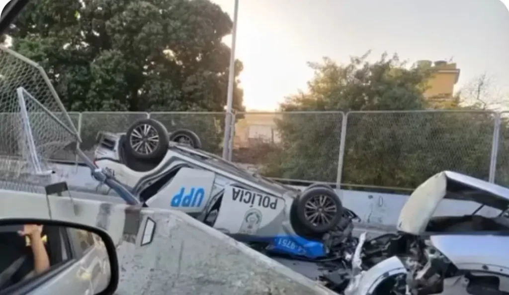 Grave acidente na Linha Amarela