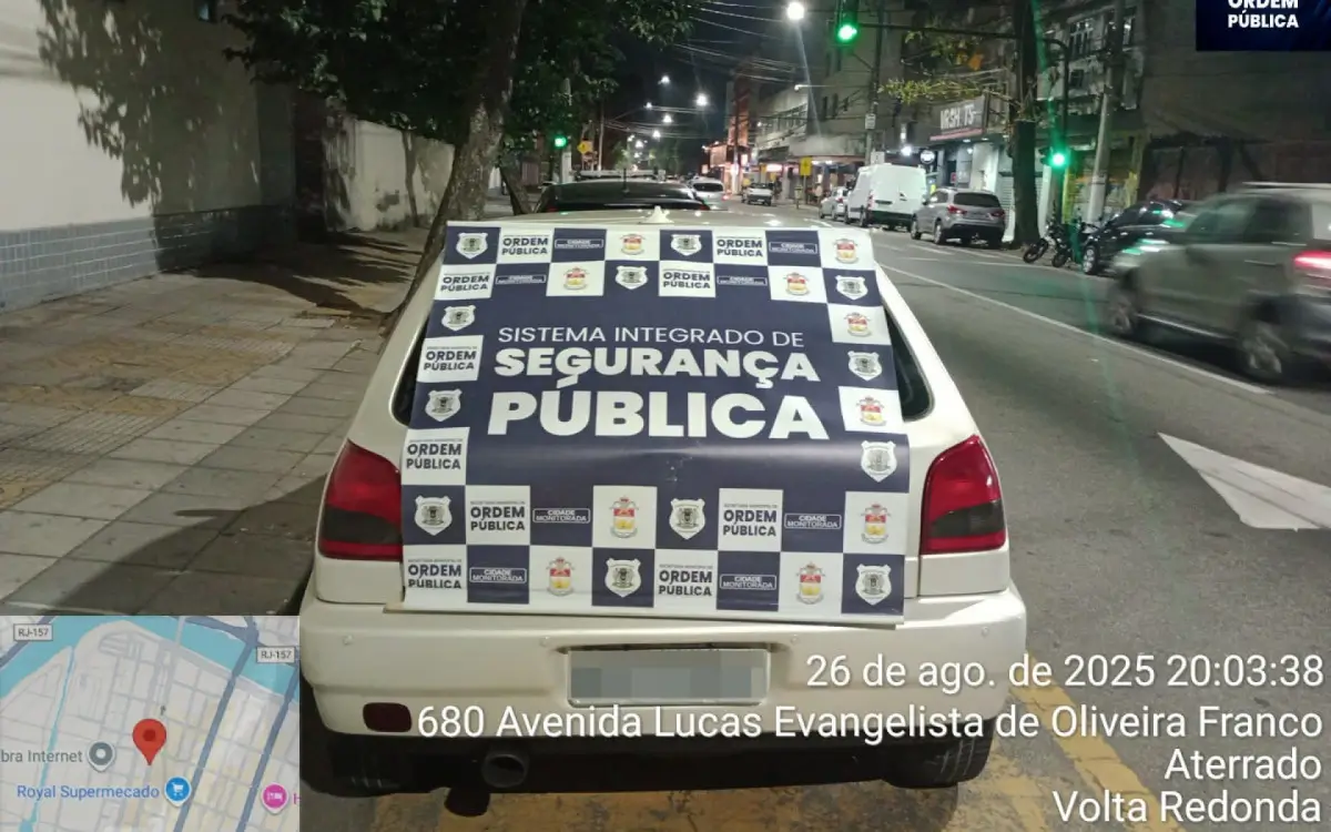 Motorista inabilitado é preso em Volta Redonda