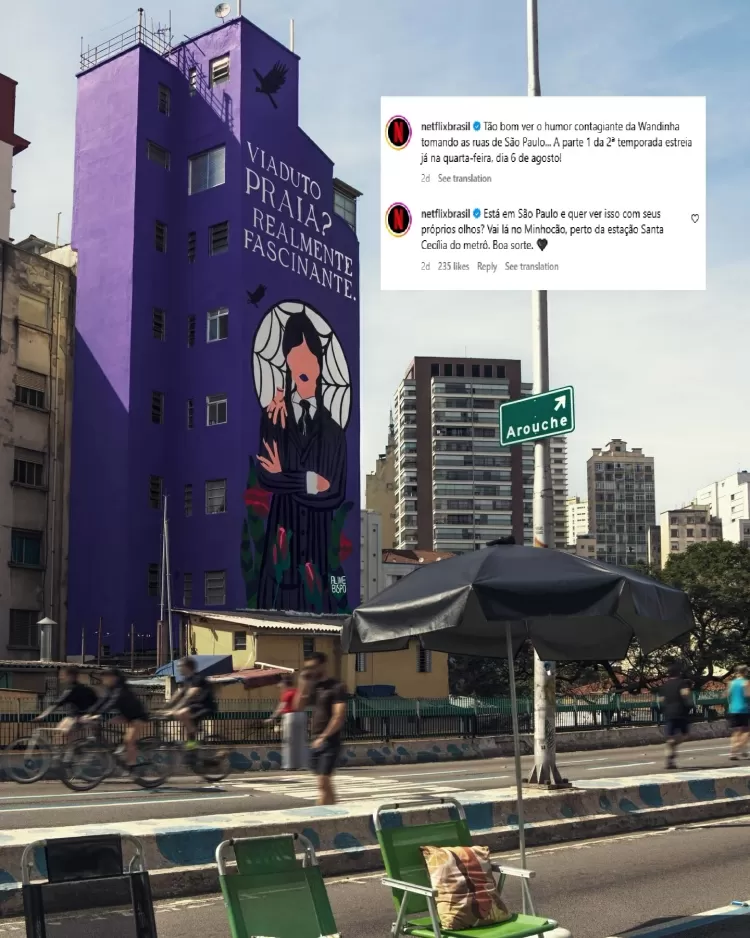 painel de Wandinha