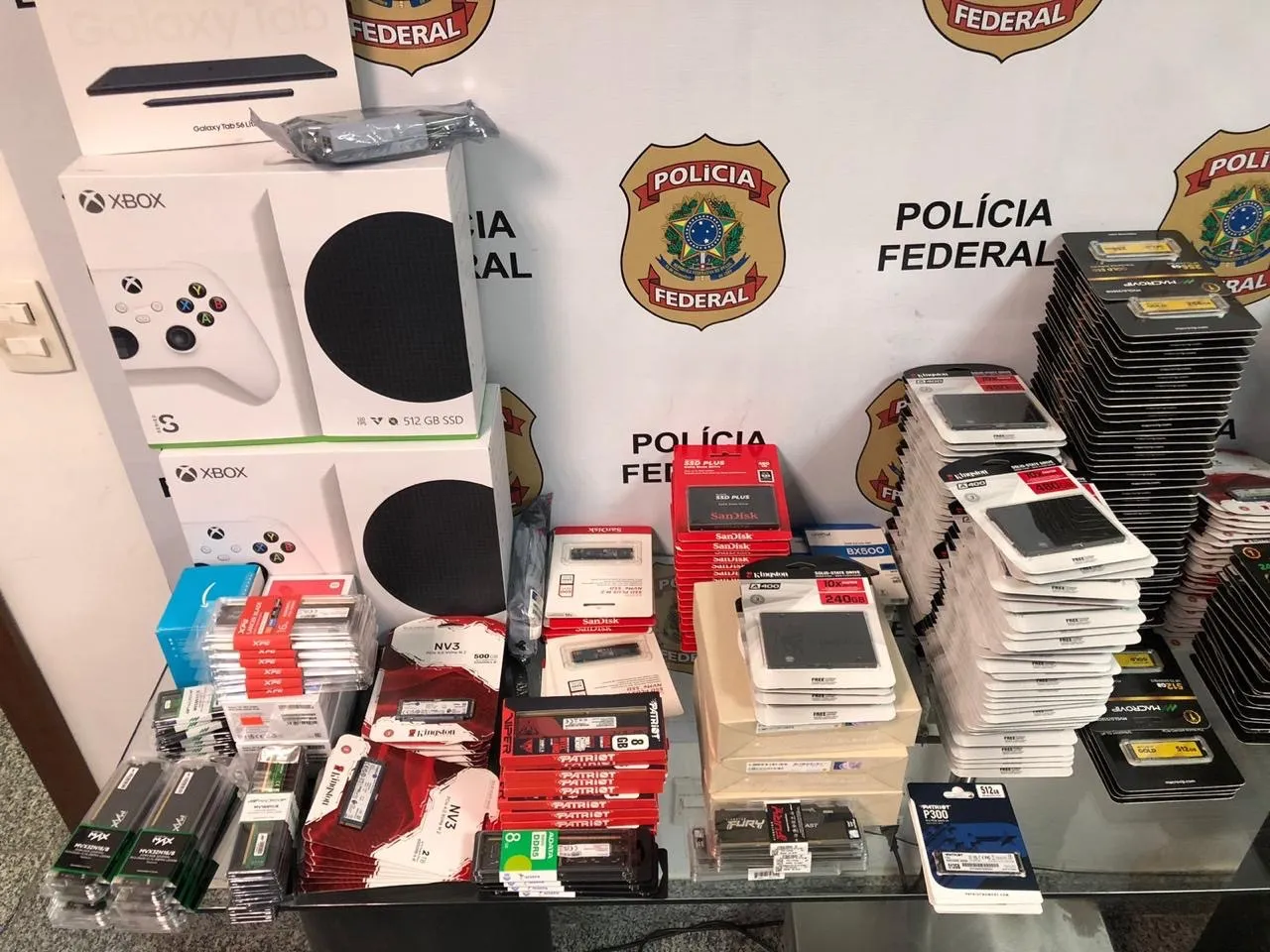 PF apreende R$ 50 mil em eletrônicos irregulares