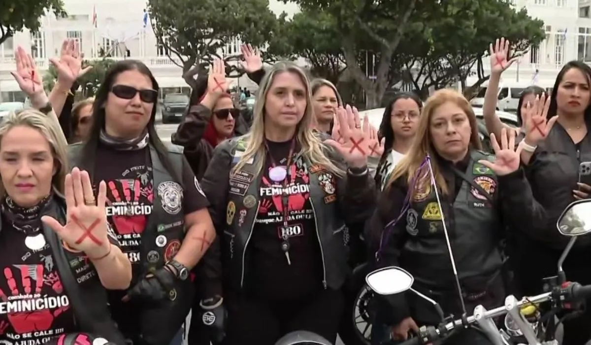 Protesto de motociclistas em Copacabana