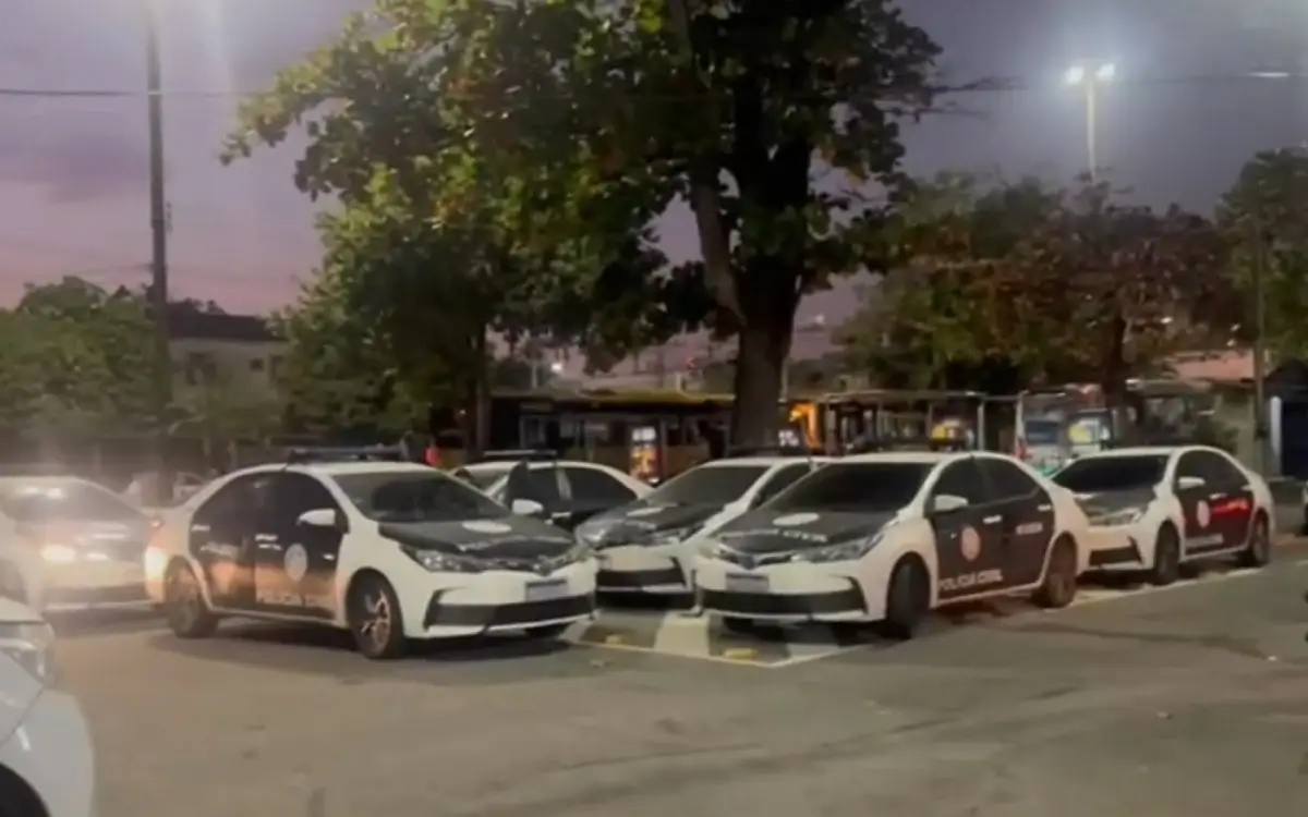 A ação é realizada por policiais civis da 78ªDP
