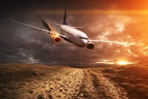 sonhar com avião caindo