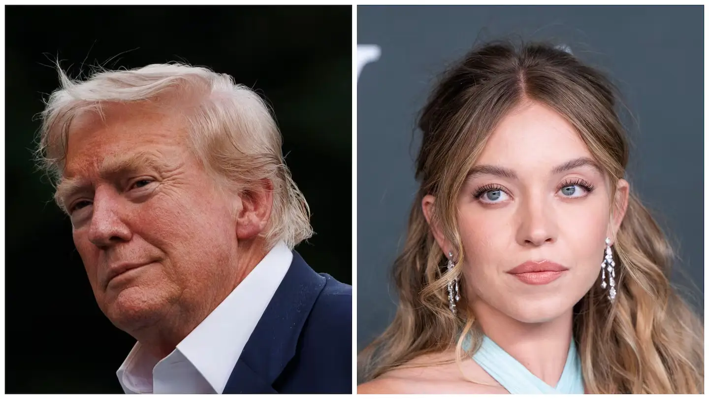 Donald Trump and Sydney Sweeney