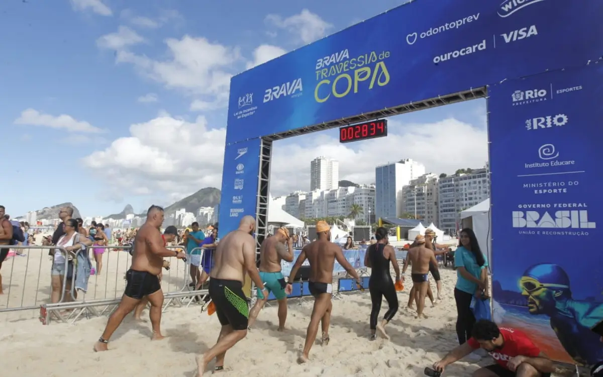 Travessia de Copa em Copacabana