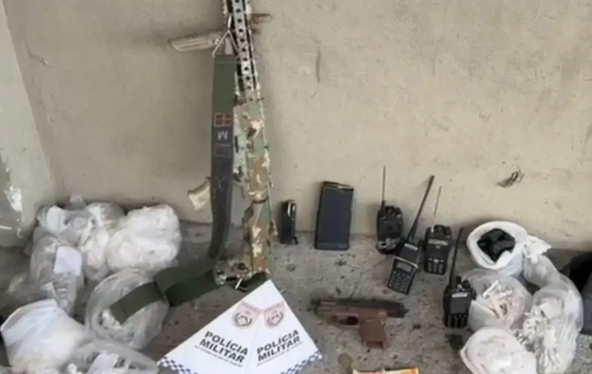 Armas Apreendidas em operação da polícia