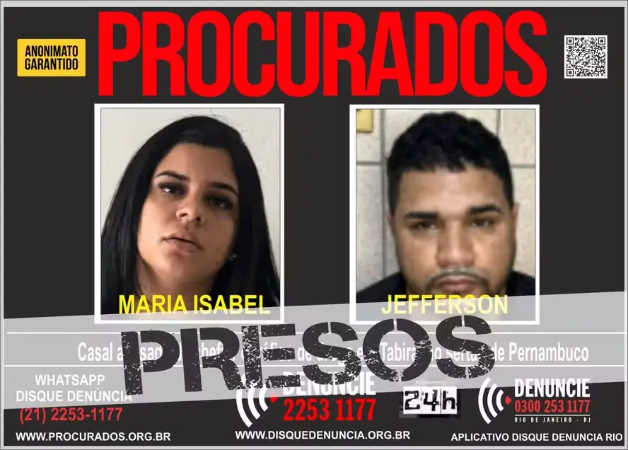 Jefferson Amancio de Lima e Maria Isabel da Costa Oliveira