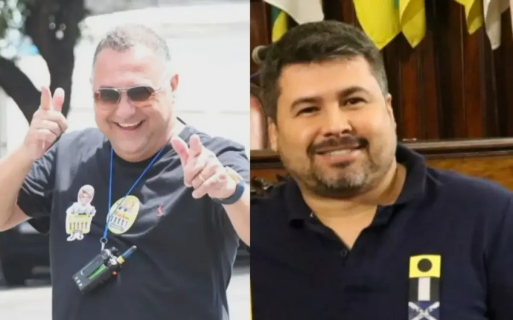 Marcelo dos Anjos Abitan da Silva (E) foi morto por Raphael Pinto Ferreira Gedeão (D)