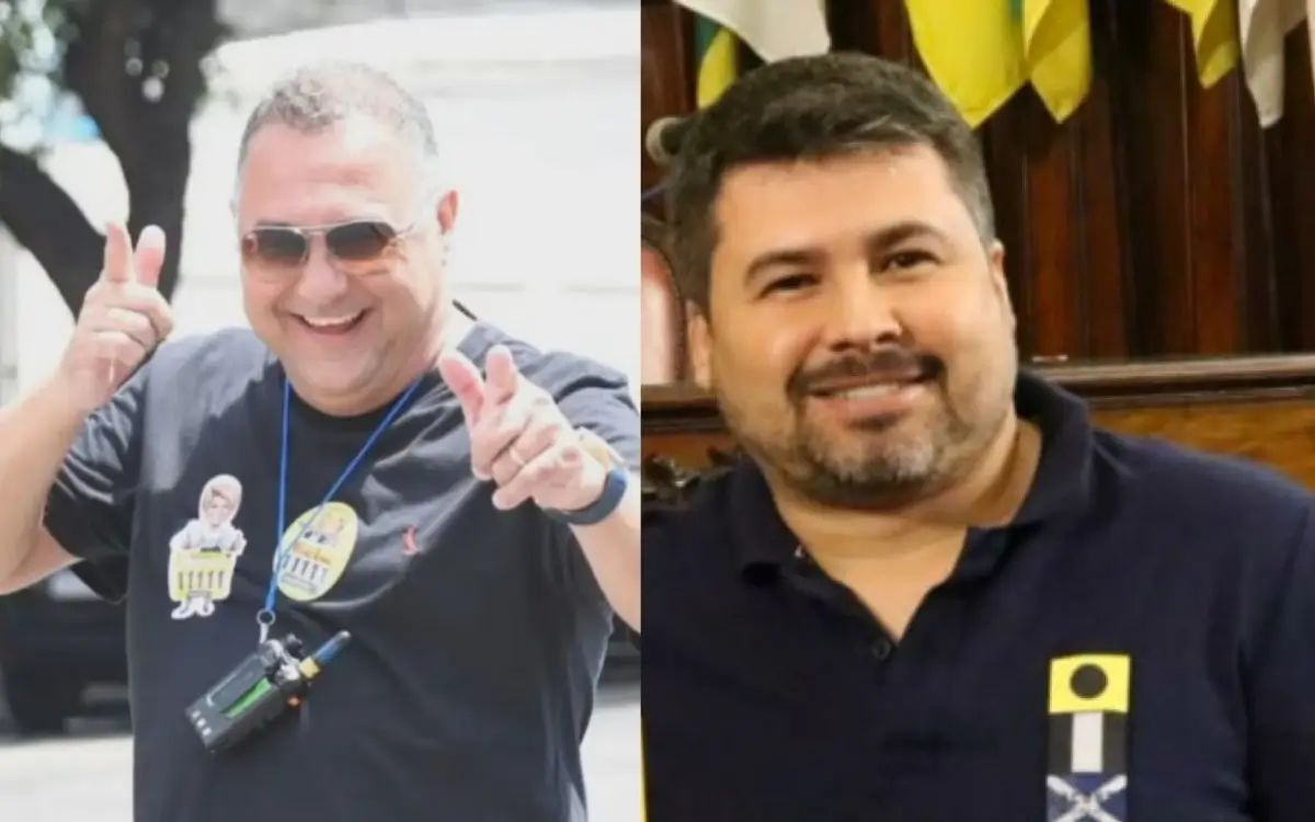 Marcelo dos Anjos Abitan da Silva (E) foi morto por Raphael Pinto Ferreira Gedeão (D)