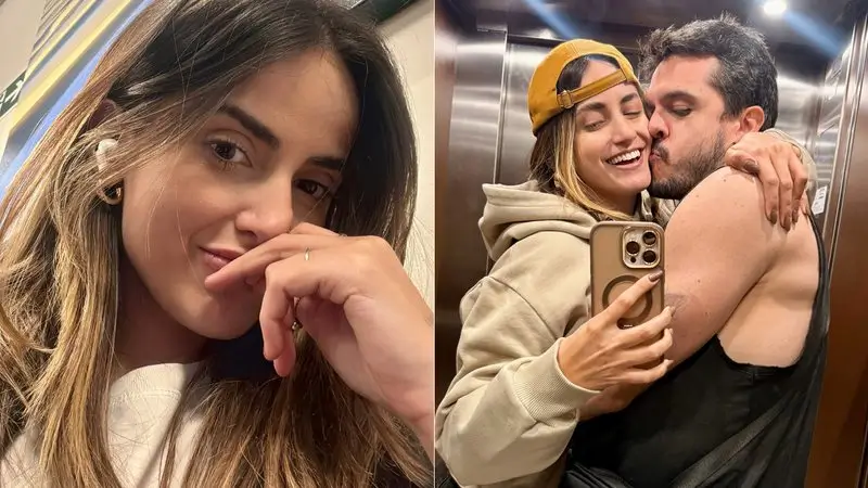 Mari Palma e seu namorado