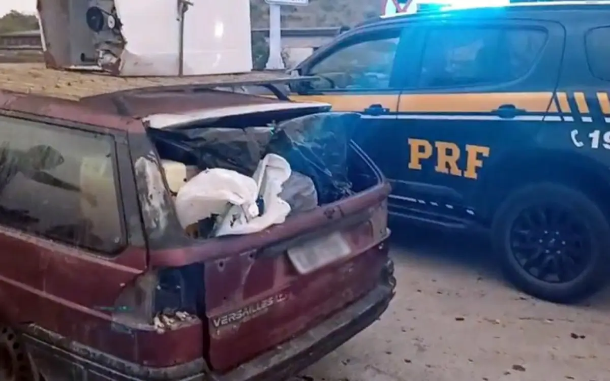 PRF apreende veículo na Ponte Rio-Niterói