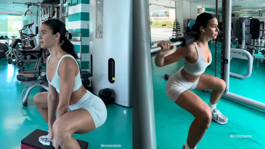 Treino de glúteos de Bruna Marquezine