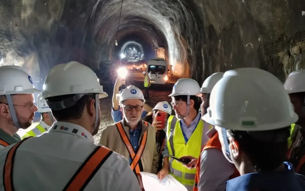 Visita técnica na Estação de Metrô da Gávea
