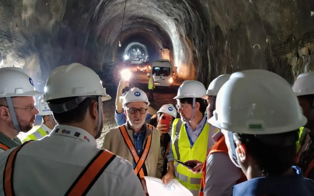 Visita técnica na Estação de Metrô da Gávea