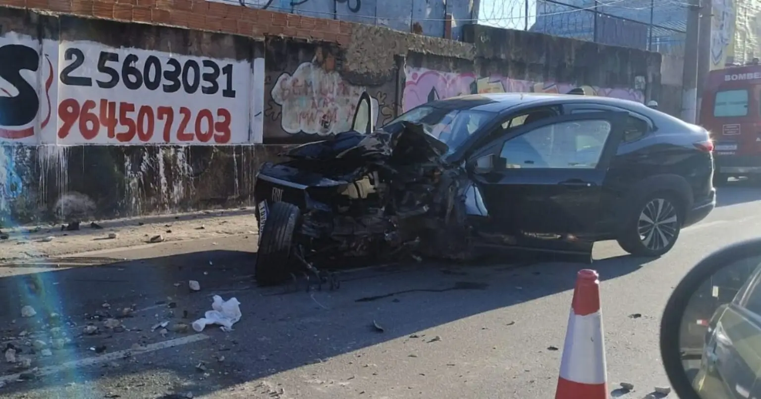 Acidente na Avenida Marechal Rondon