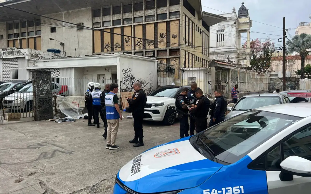 Agentes realizaram ação no Centro do Rio
